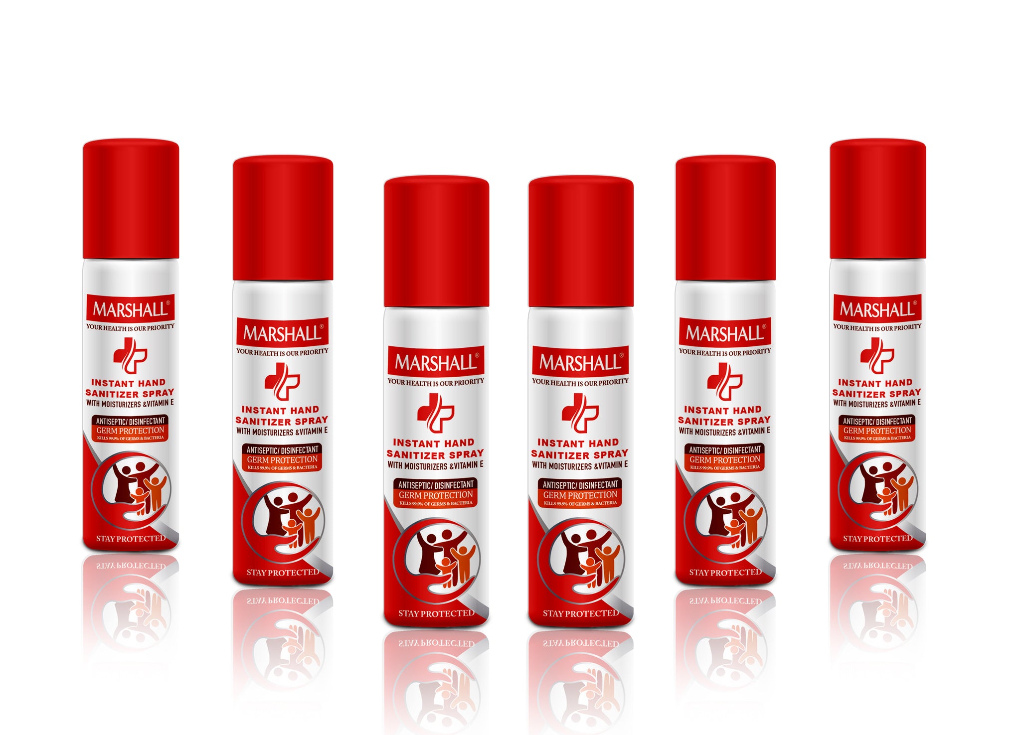 Instant Sanitizer Spray (pack of 6)(ONLY UAE)
